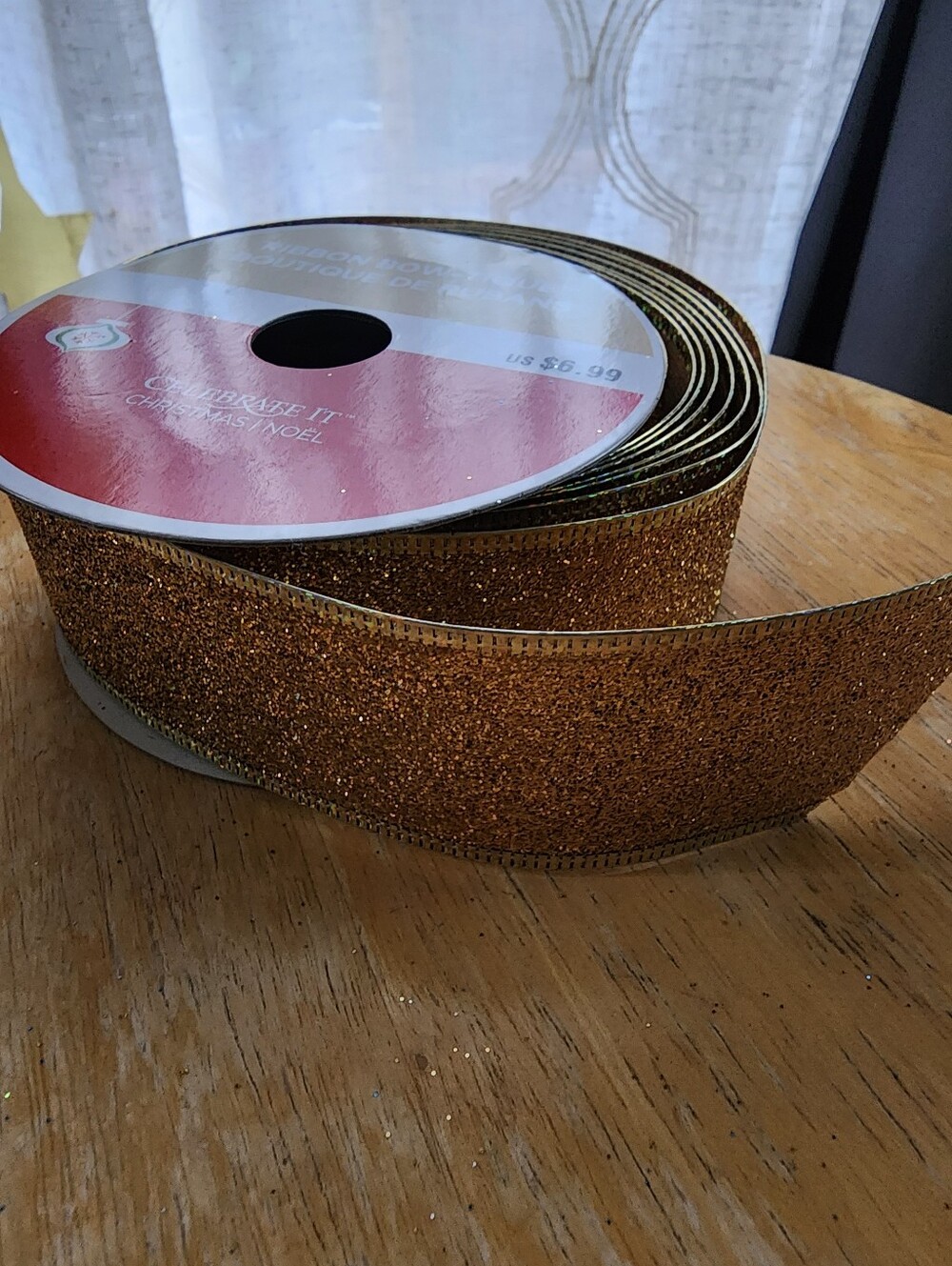 Gold Sparkly Ribbon - Picture 4 of 7